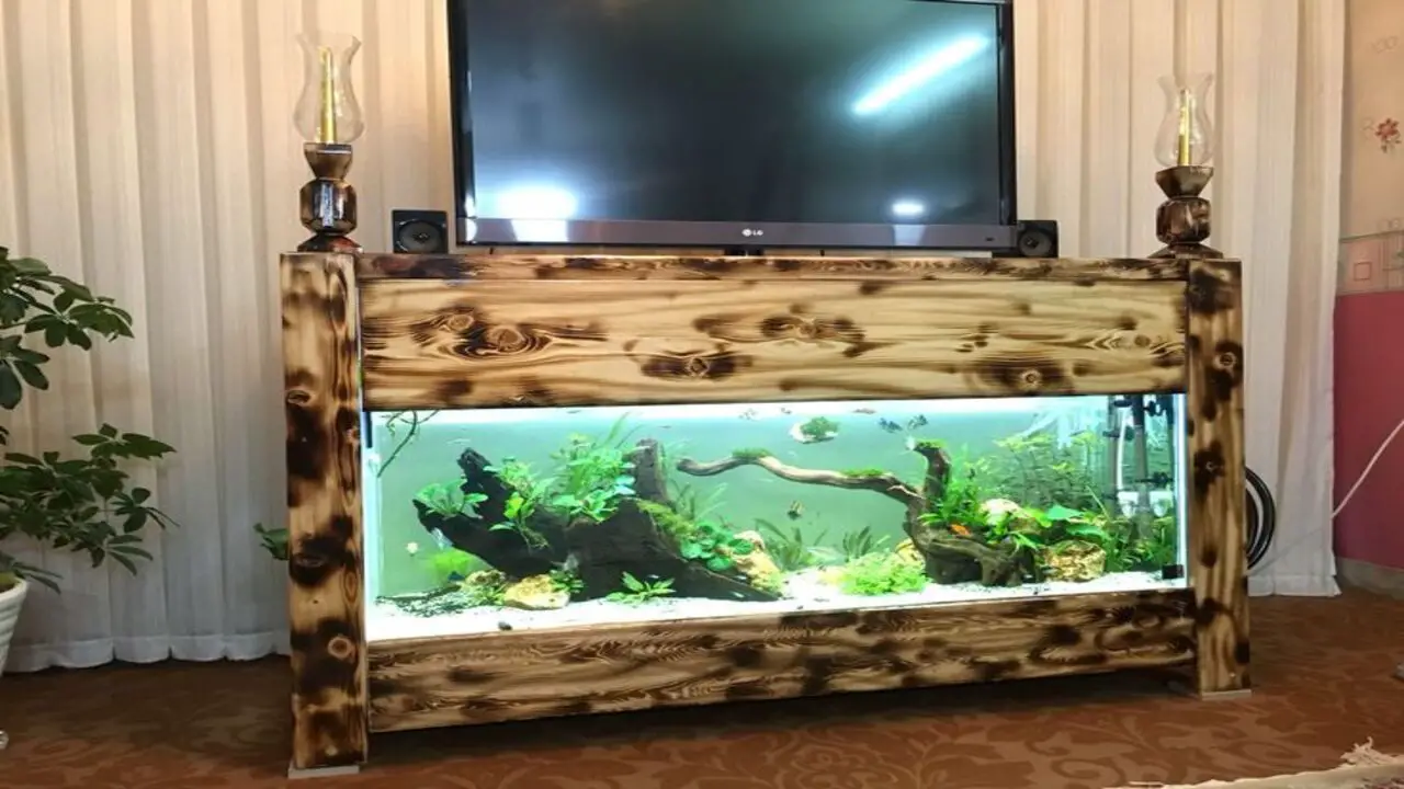 Mounting The Tv Aquarium-Stand On The Wall